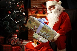 Крафт-бумага вержированная 40г дизайн "Песни Нового Года"